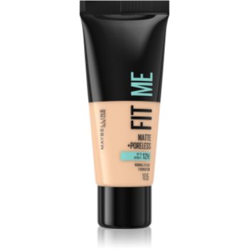 Maybelline fit me! matte+poreless machiaj mat pentru piele normală și grasă