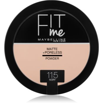 

Maybelline Fit Me! Matte+Poreless матуюча пудра відтінок 115 Ivory 14 гр