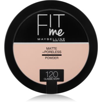 

Maybelline Fit Me! Matte+Poreless матуюча пудра відтінок 120 Classic Ivory 14 гр