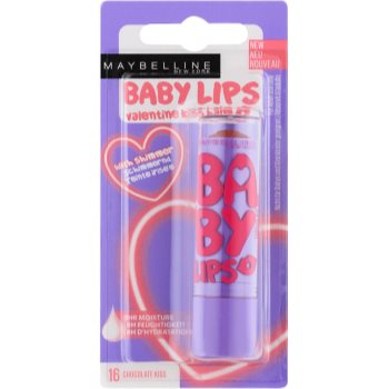 

Maybelline Baby Lips Valentine Kiss тонуючий бальзам для губ зі зволожуючим ефектом відтінок 16 Chocolate Kiss (with Shimmer) 4,4 гр