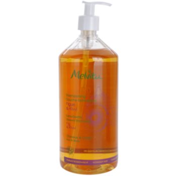 Melvita Hair extra jemný sprchový šampon na vlasy i tělo Fig & Kiwi 1000 ml