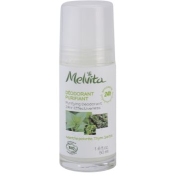 Fotografie Melvita Les Essentiels deodorant roll-on bez obsahu hliníku 24h 50 ml
