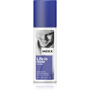 Mexx life is now for him deodorant spray pentru bărbați
