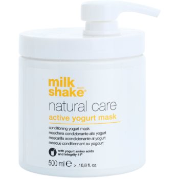 Milk Shake Natural Care Active Yogurt aktivní jogurtová maska na vlasy 500 ml
