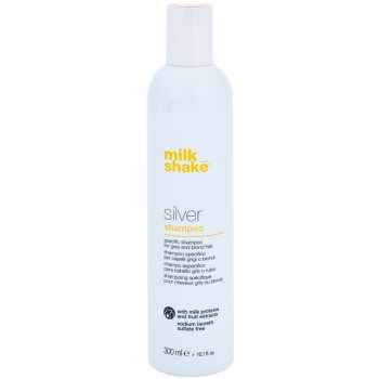 

Milk Shake Silver шампунь з екстрактом фіалки для освітленого та сивого волосся без сульфатів 300 мл