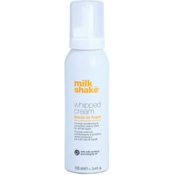 Milk Shake Whipped Cream spumă de protecție hrănitoare pentru toate tipurile de par