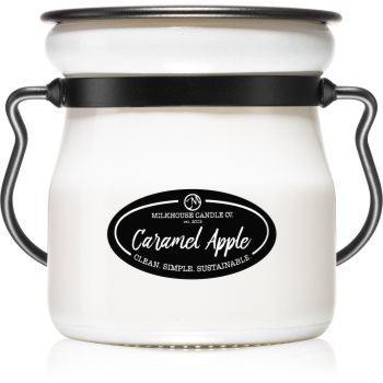 Milkhouse candle co. creamery caramel apple lumânare parfumată cream jar