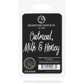Milkhouse candle co. creamery oatmeal, milk & honey ceară pentru aromatizator