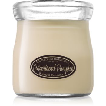 Milkhouse Candle Co. Creamery Gingerbread Pumpkin lumânare parfumată Cream Jar