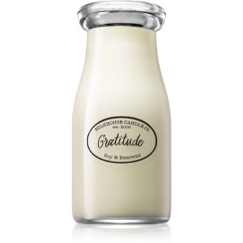 Milkhouse Candle Co. Creamery Gratitude lumânare parfumată Milkbottle