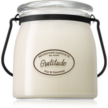 Milkhouse candle co. creamery gratitude lumânare parfumată butter jar