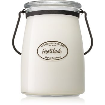 Milkhouse candle co. creamery gratitude lumânare parfumată butter jar
