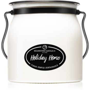 Milkhouse Candle Co. Creamery Holiday Home lumânare parfumată Butter Jar