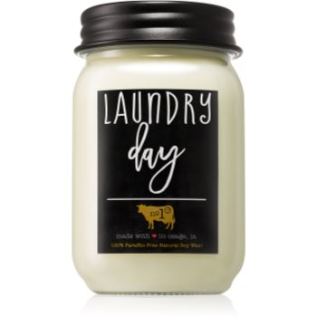 Milkhouse Candle Co. Farmhouse Laundry Day lumânare parfumată Mason Jar