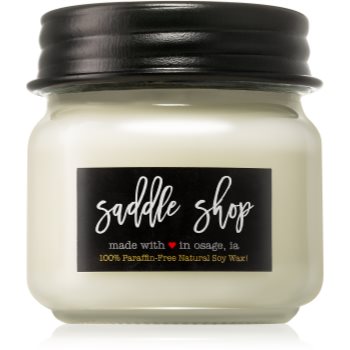 Milkhouse candle co. farmhouse saddle shop lumânare parfumată mason jar