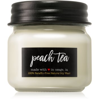 Milkhouse Candle Co. Farmhouse Peach Tea lumânare parfumată Mason Jar