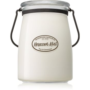 Milkhouse candle co. creamery moroccan mint lumânare parfumată butter jar