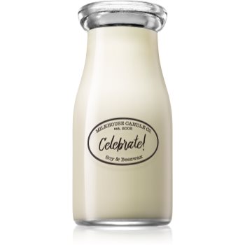 Milkhouse Candle Co. Creamery Celebrate! lumânare parfumată Milkbottle