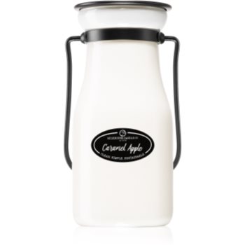 Milkhouse Candle Co. Creamery Caramel Apple lumânare parfumată Milkbottle