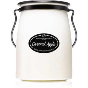 Milkhouse Candle Co. Creamery Caramel Apple lumânare parfumată Butter Jar