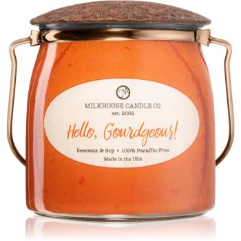 Milkhouse Candle Co. Creamery Hello, Gourdgeous! lumânare parfumată Butter Jar