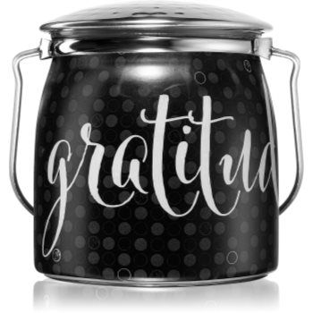 Milkhouse candle co. creamery gratitude lumânare parfumată butter jar i.