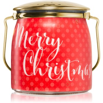 Milkhouse Candle Co. Creamery Victorian Christmas lumânare parfumată Butter Jar