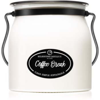 Milkhouse Candle Co. Creamery Coffee Break lumânare parfumată Butter Jar