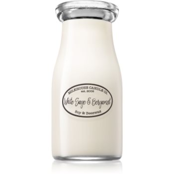 Milkhouse Candle Co. Creamery White Sage & Bergamot lumânare parfumatã Milkbottle poza