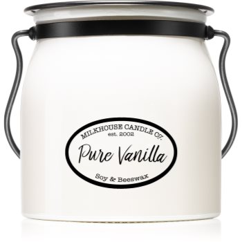 Milkhouse candle co. creamery pure vanilla lumânare parfumată butter jar