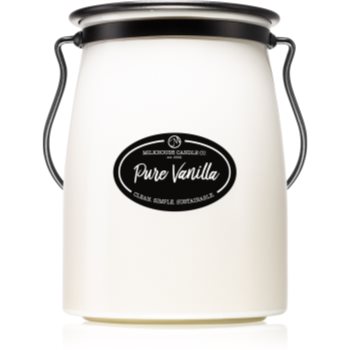 Milkhouse Candle Co. Creamery Pure Vanilla lumânare parfumatã Butter Jar poza