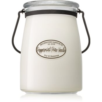 Milkhouse candle co. creamery peppermint pine needle lumânare parfumată butter jar