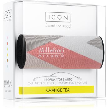 Millefiori Icon Orange Tea parfum pentru masina Textile Geometric
