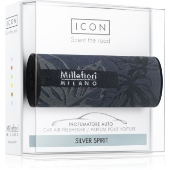 Millefiori Icon Silver Spirit parfum pentru masina Textile Geometric