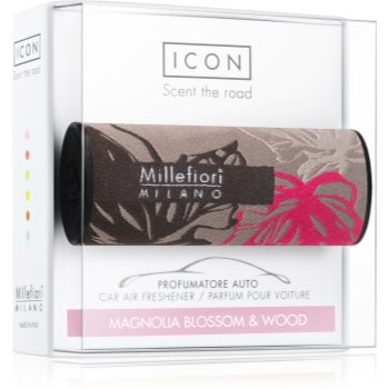 Millefiori icon magnolia blossom & wood parfum pentru masina textile geometric