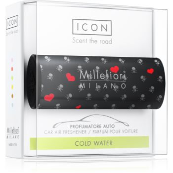 Millefiori Icon Cold Water parfum pentru masina Cuori & Fuori