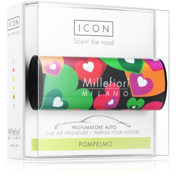 Millefiori icon pompelmo parfum pentru masina cuori & fuori