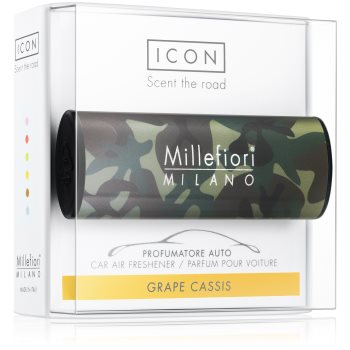 Millefiori icon grape cassis parfum pentru masina animalier