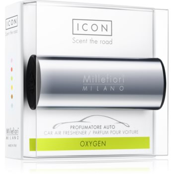 Millefiori Icon Oxygen parfum pentru masina Metallo Shiny Blue