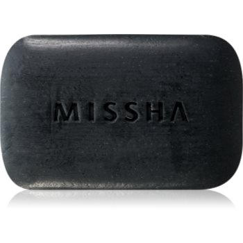 Missha black ghassoul sapun pentru curatare pentru ten acneic