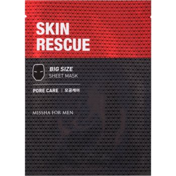 Missha For Men Skin Rescue mască cu efect de curățare pentru barbati