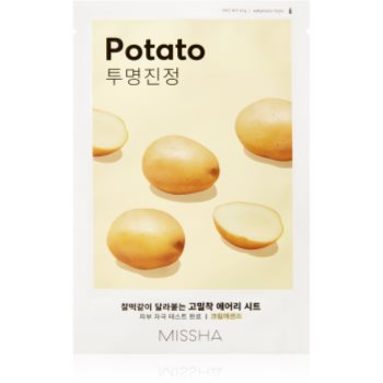 Missha airy fit potato mască textilă pentru netezire pentru o piele mai luminoasa