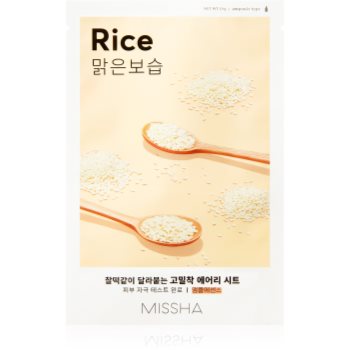 Missha airy fit rice masca de celule cu efect de curatare si reimprospatare
