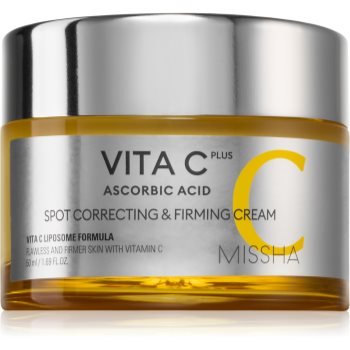 Missha Vita C Plus crema de zi pentru fermitate impotriva petelor