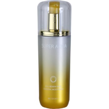 Missha Super Aqua Cell Renew Snail hydratační esence proti vráskám a tmavým skvrnám 130 ml