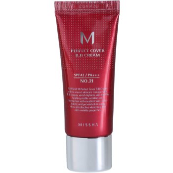 Missha m perfect cover crema bb cu protectie ridicata si filtru uv pachet mic