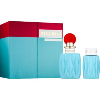 

Miu Miu Miu Miu подарунковий набір III Парфумована вода 100 ml + Молочко для тіла 100 ml