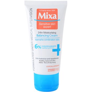 Mixa 24 hr moisturising crema hidratanta cu efect de echilibrare pentru piele normala si mixta