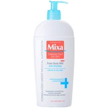 

MIXA Anti-Dryness освіжаюче молочко для тіла для нормальної та сухої шкіри 400 мл