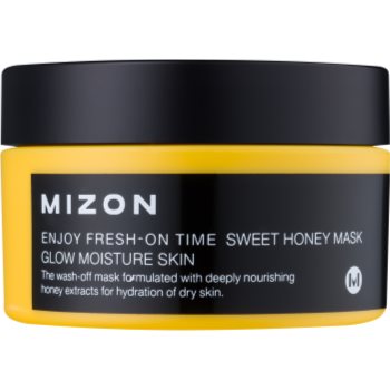 Mizon enjoy fresh-on time mască hidratantă iluminatoare, cu miere ten uscat
